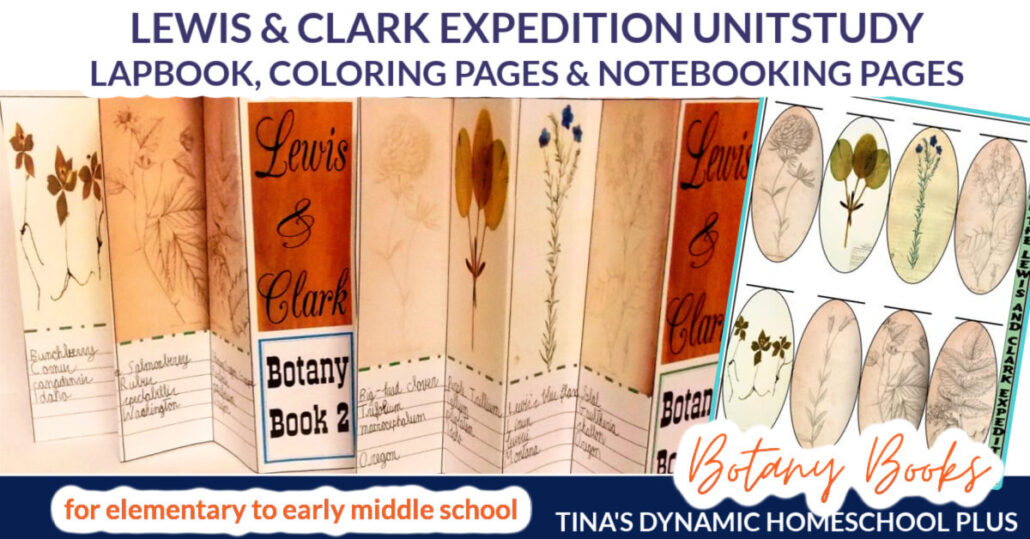 Lewis and Clark Expedition Botany 1 and 2 Interactive Minibooks