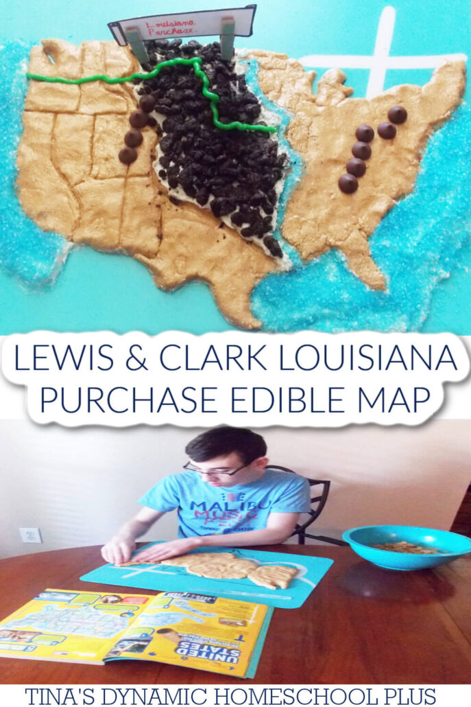 Lewis and Clark Louisiana Purchase Edible Map