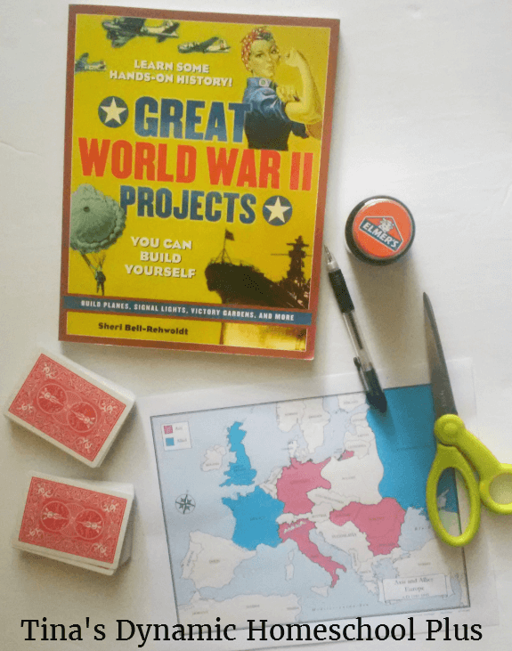 1 WWII Secret Cards Activity @ Tina's Dynamic Homeschool Plus