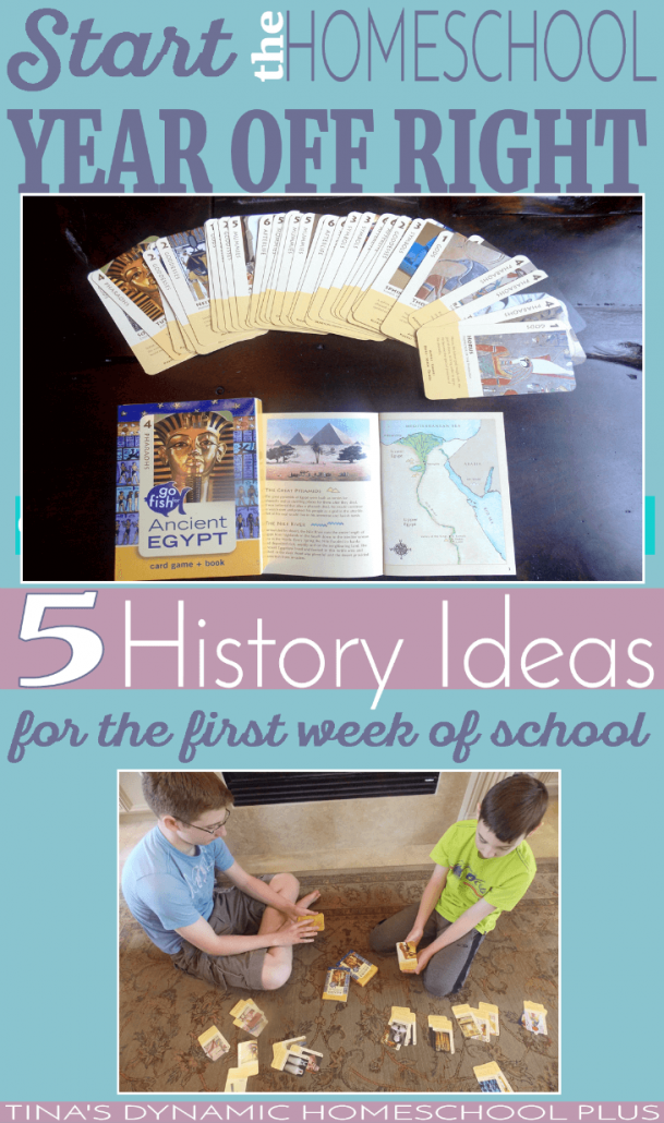 Start The Homeschool Year Off Right: 5 History Ideas For The First Week