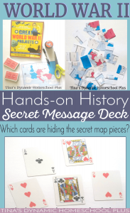 World War II Hands-On History - Make A Secret Message Deck