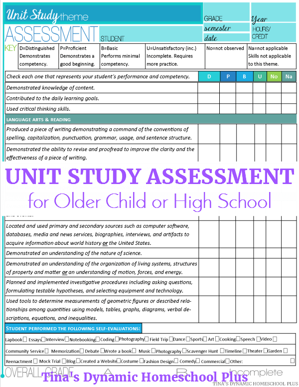 unit-study-general-assessment-high-school-tinas-dynamic-homeschool-plus