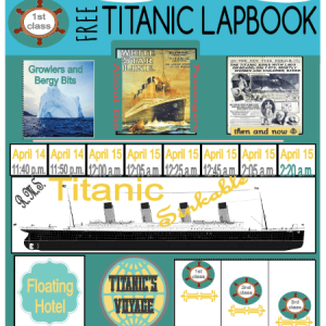 American History | Titanic Lapbook