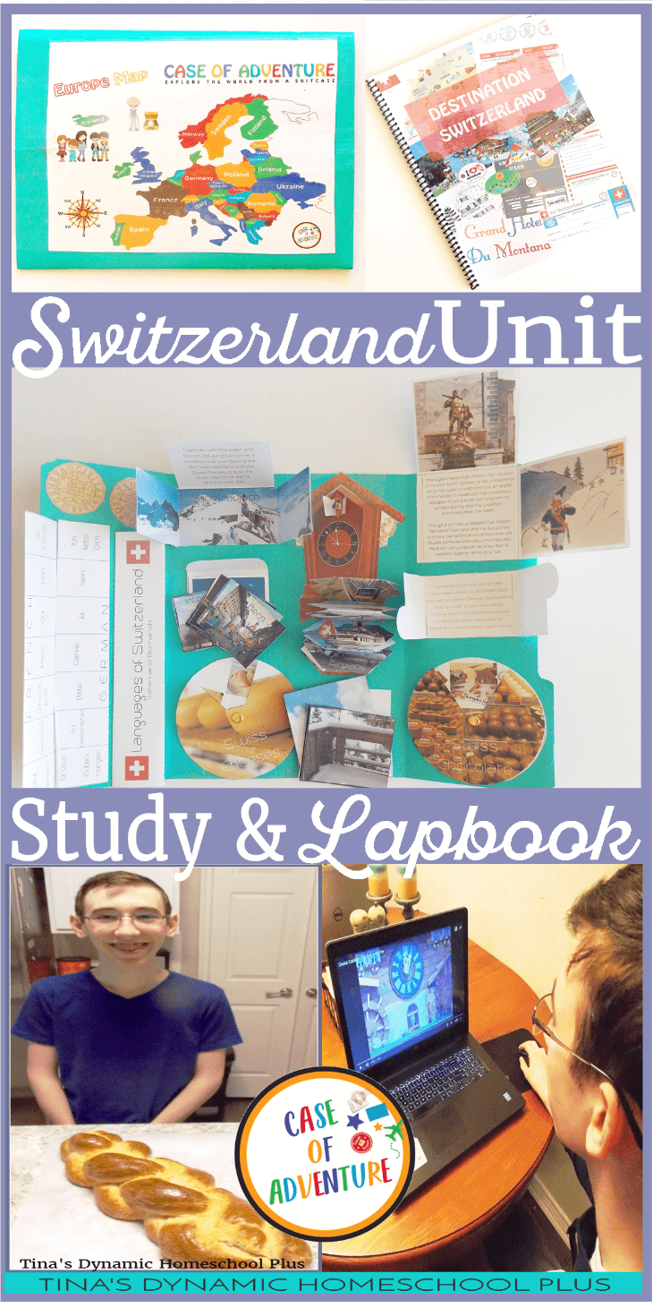 Switzerland Unit Study and Lapbook @ Tina's Dynamic Homeschool Plus