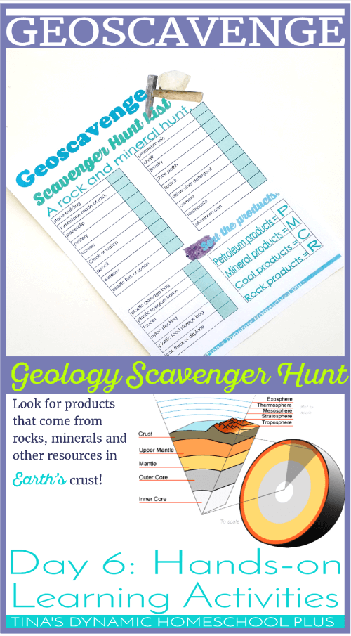 Fun Geoscavenge Geology Scavenger Hunt!