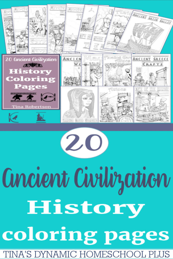 20 Ancient Civilization History Coloring Pages