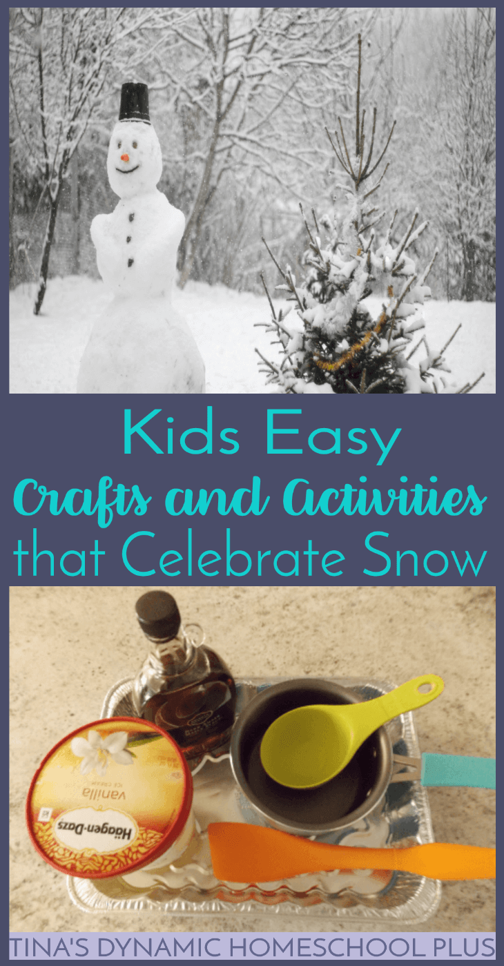 Kids Easy Crafts and Activities that Celebrate Snow. If all the snow has got your kids griping about having nothing to do, I have just what you need to get them excited and celebrate snow! Click here to see these kids easy crafts and activities that celebrate snow.