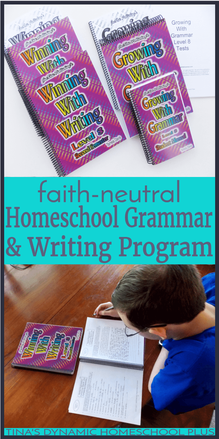 You’ll love this faith-neutral homeschool language arts, Levels 1-8, if you’re looking for a grammar and writing program which teaches the process in steps and takes the struggle out of learning grammar and writing. Click here!
