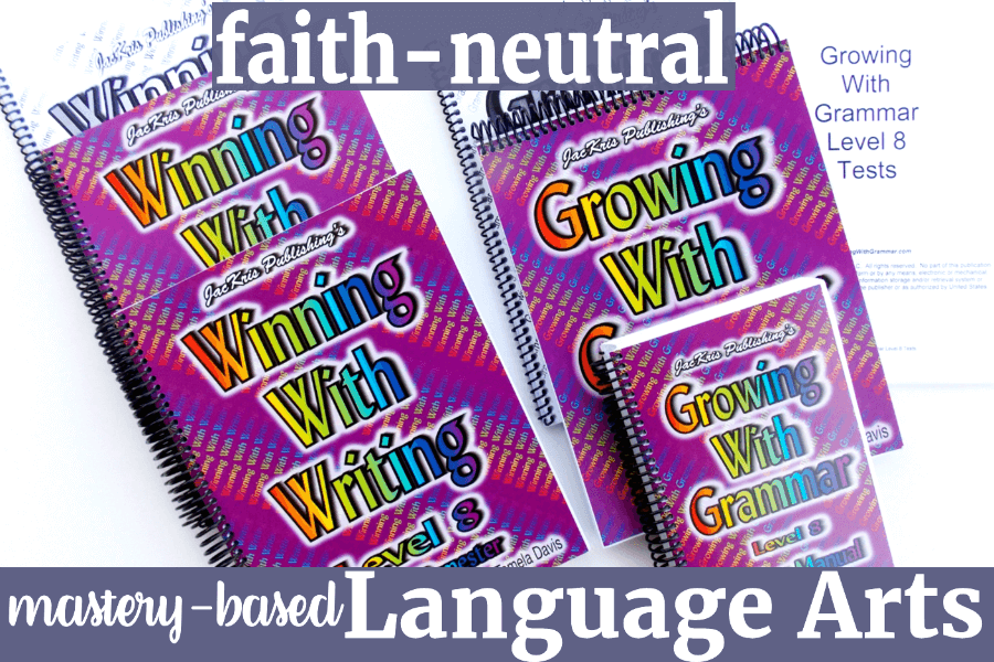 You’ll love this faith-neutral homeschool language arts, Levels 1-8, if you’re looking for a grammar and writing program which teaches the process in steps and takes the struggle out of learning grammar and writing. Click here!