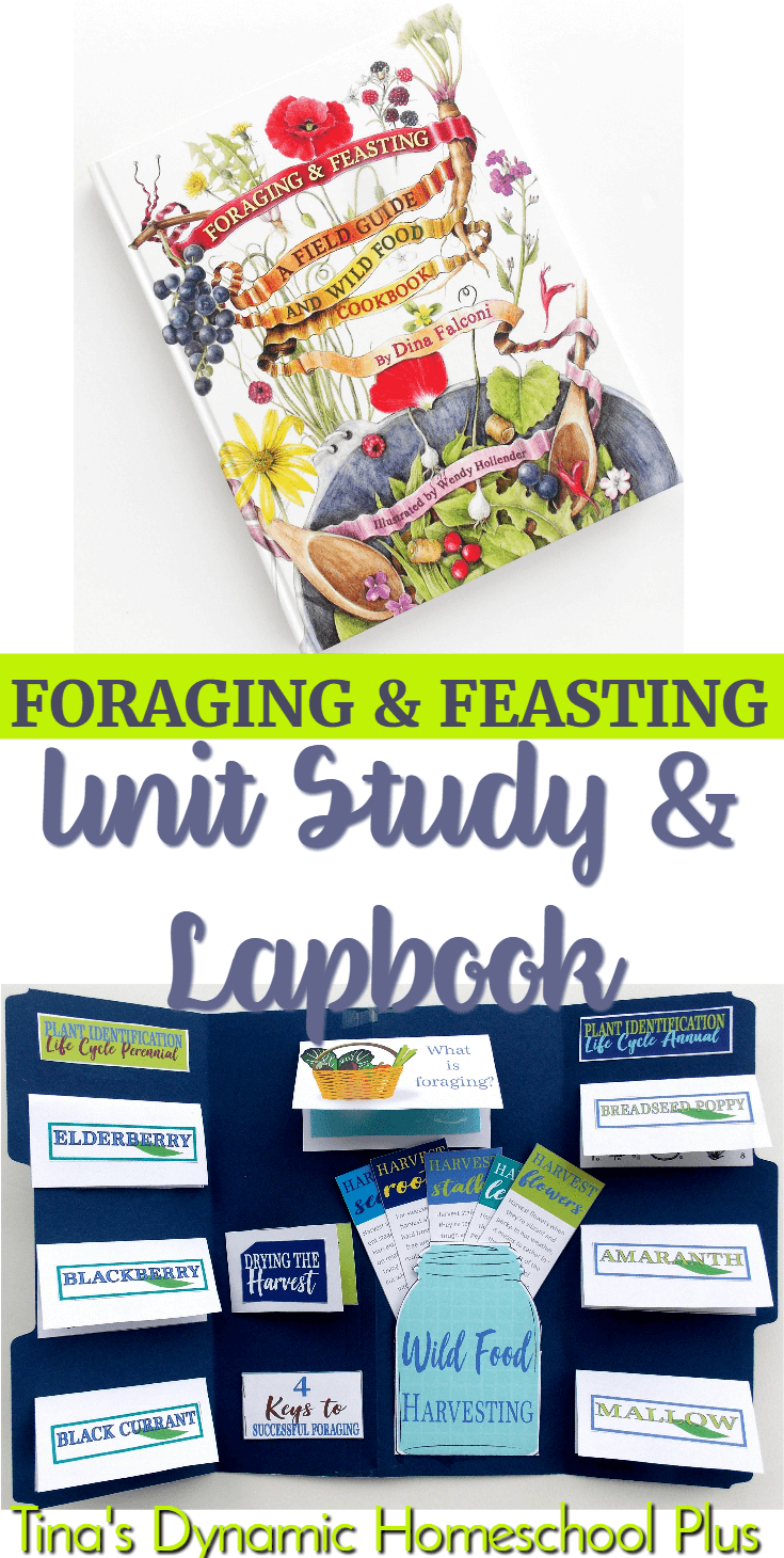 This foraging and feasting nature unit study is not only a way to teach some basic survival skills like learning how to live off the land, but a great way to sneak in tips about how to cook. CLICK HERE to grab this FREE Foraging and Feasting Lapbook and unit study resources!