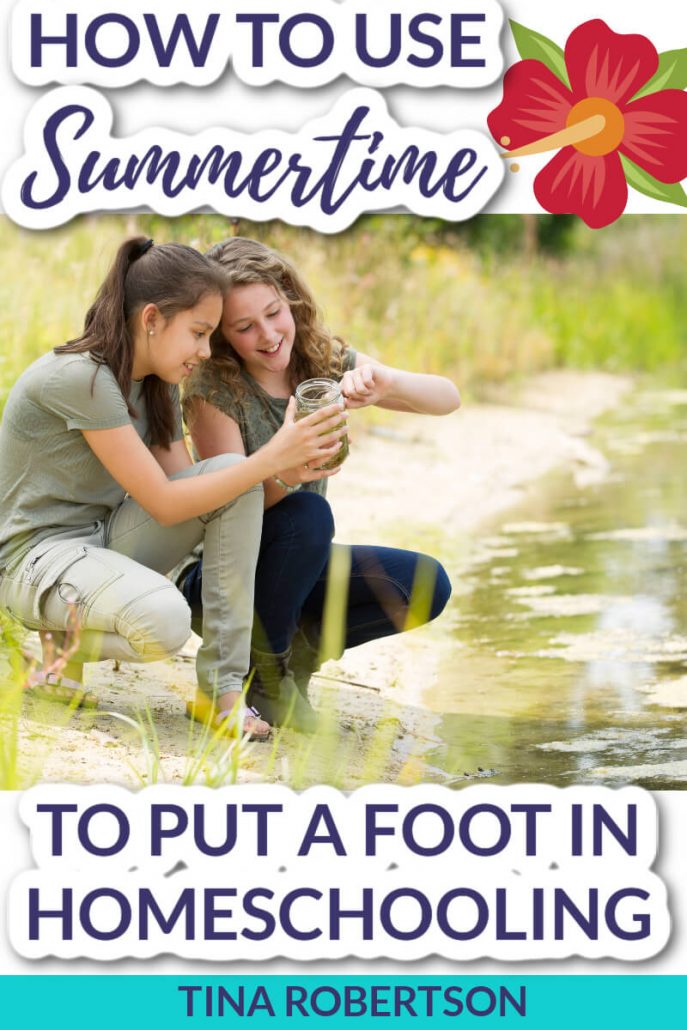 How to Use Summertime to Put a Foot in Homeschooling
