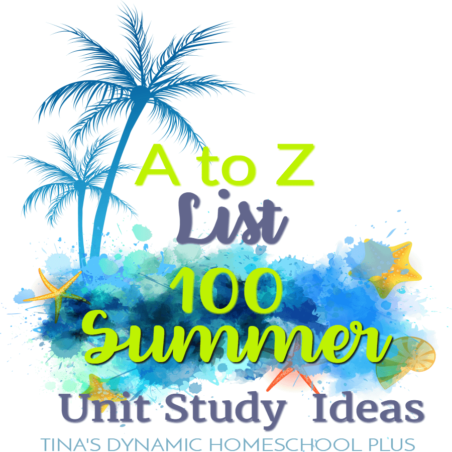 Summer is a perfect time to get in some relaxed themed learning with unit studies. Kids of all ages can have fun learning with topics they will be eager to study. Click here to look at this A to Z List: 100 Fun Summer Homeschool Unit Study Ideas!