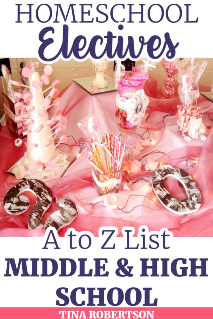 A to Z List: Middle and High School Homeschool Electives