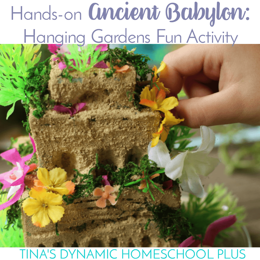Hands-on Ancient Babylon Hanging Gardens of Babylon. Known as one of the 7 wonders of the ancient world the Hanging Gardens of Babylon, were thought to have been a showpiece in the capital of the Neo-Babylonian Empire and built by King Nebuchadnezzar. CLICK HERE to build this hands-on fun kid’s activity!!