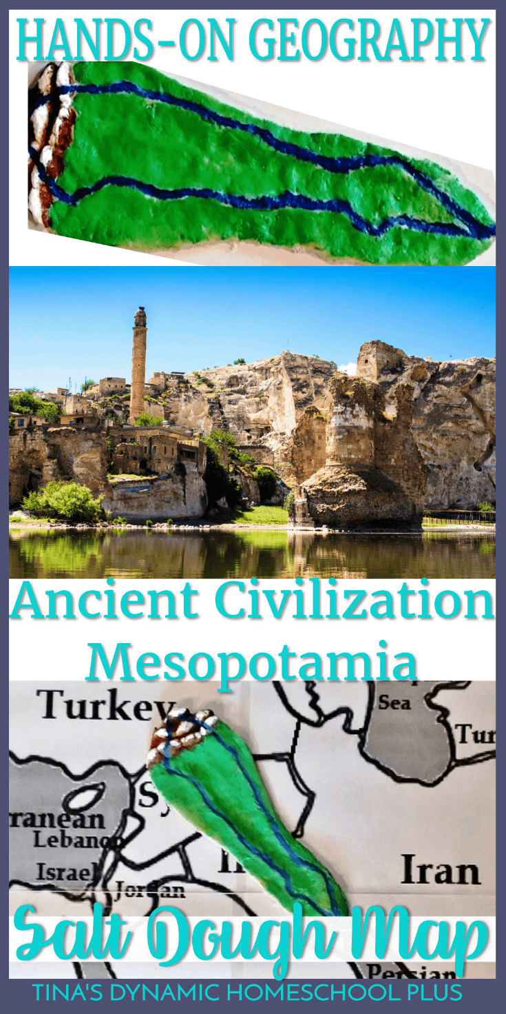 mesopotamia map for kids