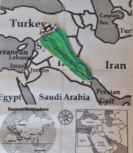 Hands-on Geography Mesopotamia: Fun Salt Dough Map