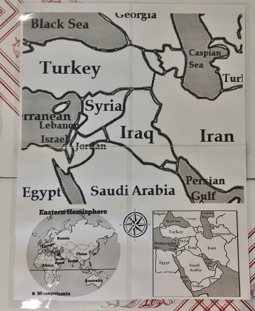 Hands-on Geography Mesopotamia: Fun Salt Dough Map