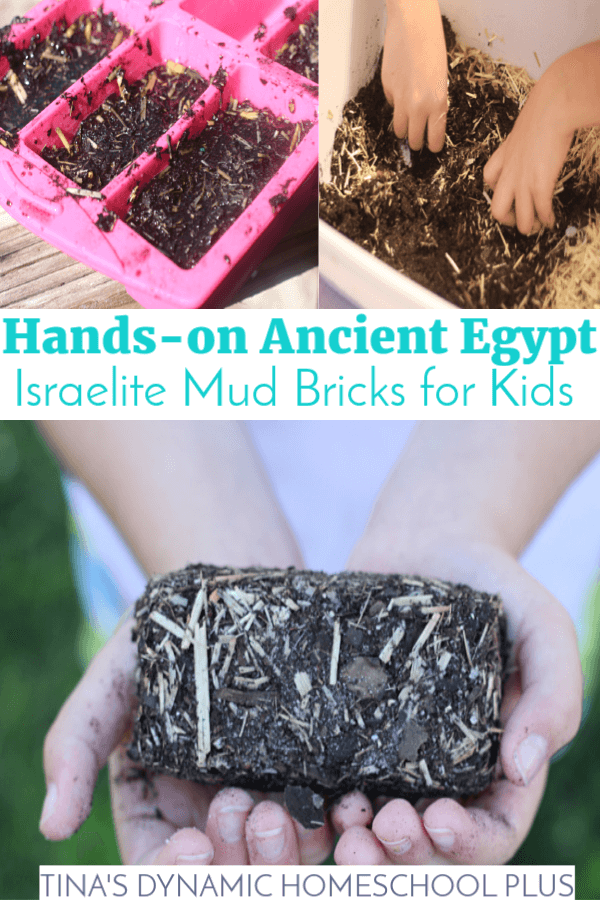 Hands-on Ancient Egypt: Israelite Mud Bricks for Kids. Back in Ancient Egypt they couldn’t just make a run to the brickyard to pick up a pallet or ten in their trucks. Brick making was very hard, labor intensive work. So they used Israelite slaves to first gather the materials, make the bricks, and then use them to build with. They needed to use resources they had on hand to create sturdy bricks for building walls. CLICK here to make this fun diy mud bricks!
