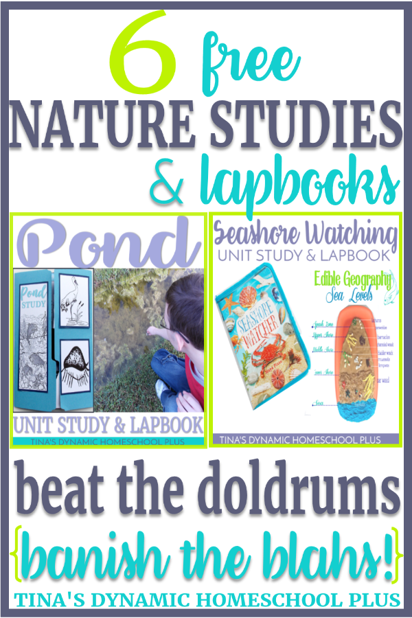 Whether your kids are having winter doldrums or you feel like your kids learning has become stagnant, nature studies can revive the love of learning. CLICK HERE to grab these 6 Free Nature Study Unit Studies and Lapbooks!