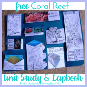 Coral Reef Unit Study, Lapbook and Hands-on Ideas