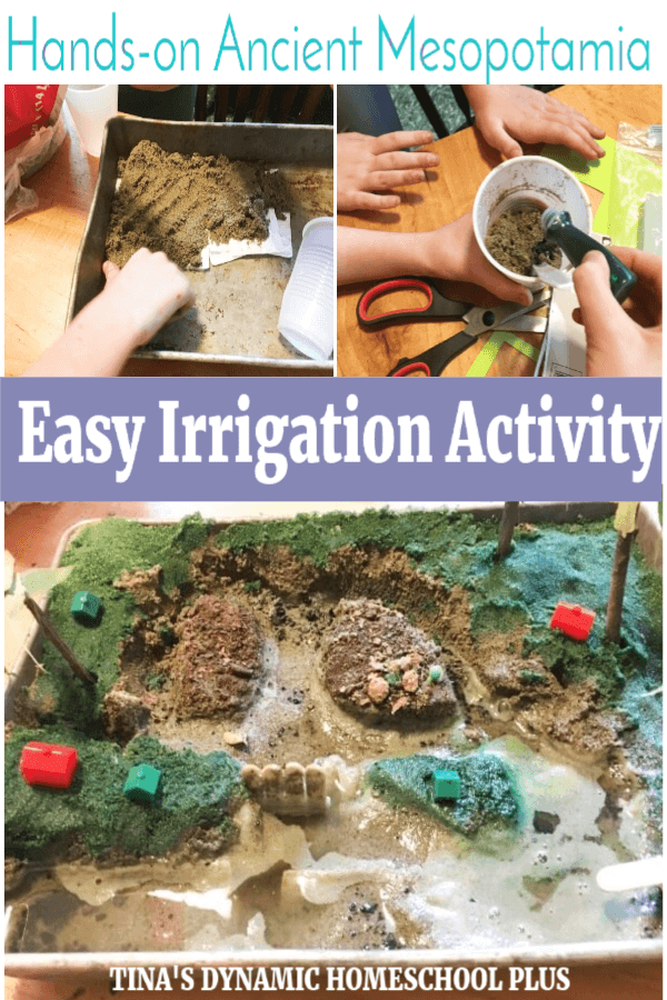 With this project, kids learn how this ancient civilization invented a system to grow crops. The most extraordinary thing about this is that we still use this system today! CLICK HERE to do this Ancient Mesopotamia Kids Hands-on History and STEM Irrigation Activity!