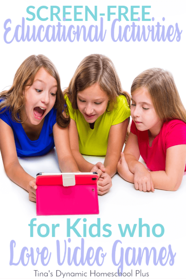 How to get your gamers interested in other subjects or activities! You’ll love the SOLUTIONS. CLICK here to grab these tips for Screen-Free Educational Activities for Kids Who Love Video Games