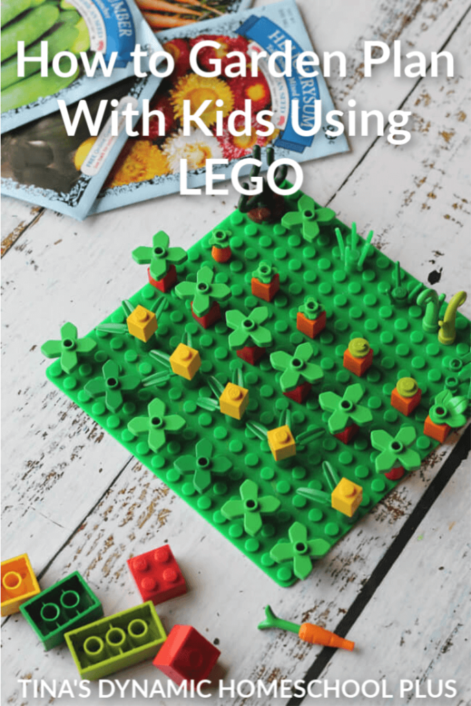 How to garden plan with kids using LEGO is a way to sneak in some learning. My kids, like so many others, love to create and build with LEGO so it is just a great hands-on natural extension to learning.  Click here for this fun LEGO garden activity for kids!