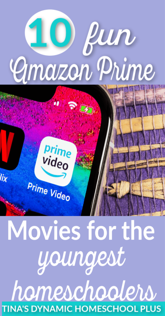 Occupying or teaching the youngest homeschoolers can be tough. Whether you need a break from the little dears or you need to give the older set of kids your time, you'll love these 10 fun Amazon Prime movies for the youngest homeschoolers.