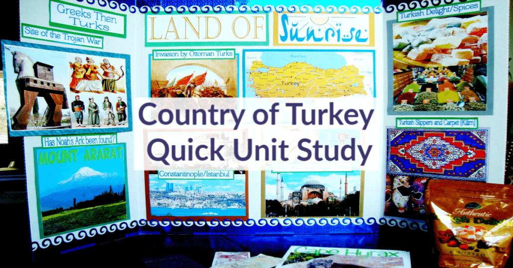 Country of Turkey Quick and Fun Unit Study at Tina's Dynamic Homeschool Plus