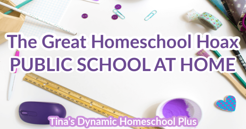 The Great Homeschool Hoax – Public School At Home. Understanding the two COMPLETELY different approaches is key by Tina Robertson
