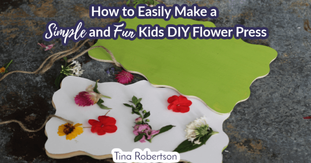 How to Easily Make a Simple and Fun Kids DIY Flower Press