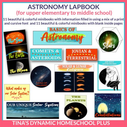 Dynamic Astronomy Lapbook for Multiple Ages
