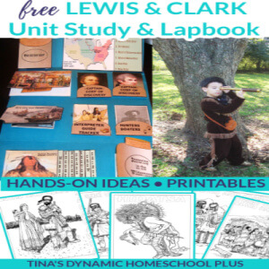 Lewis and Clark Fun Homeschool Unit Study and Lapbook