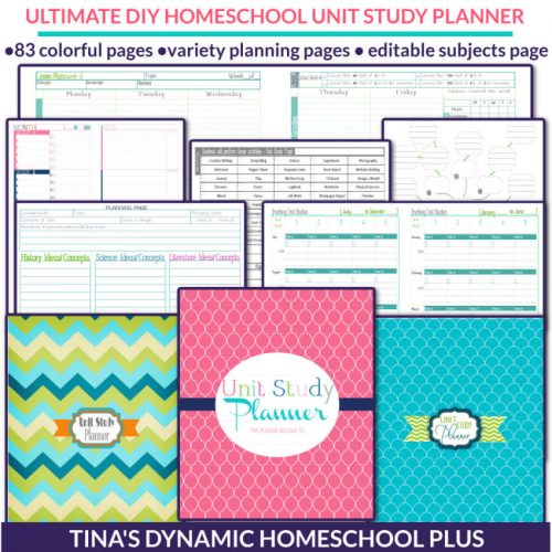 Ultimate DIY Detailed Homeschool Unit Study Planner