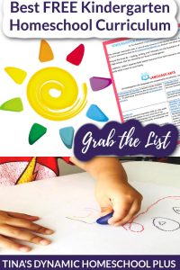 BEST Free Kindergarten Homeschool Curriculum With A Gentle Approach