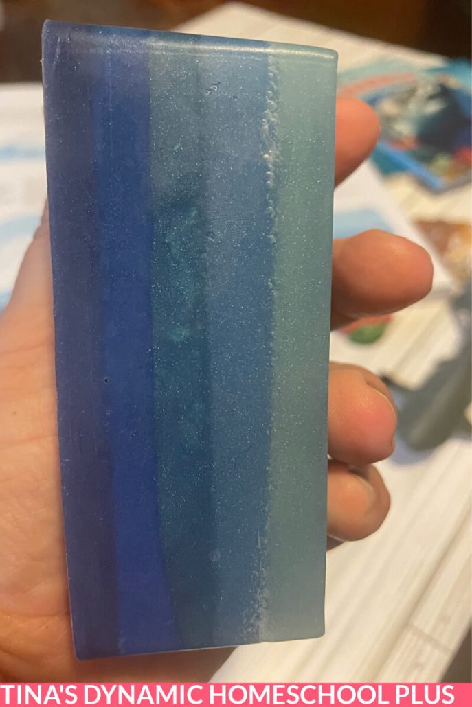 Fun Making Ocean Layers Soap | Summer Activities for Middle Schoolers