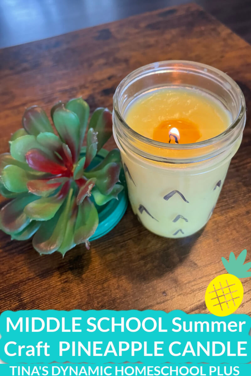 fun-pineapple-candle-for-fun-summer-activities-for-middle-schoolers