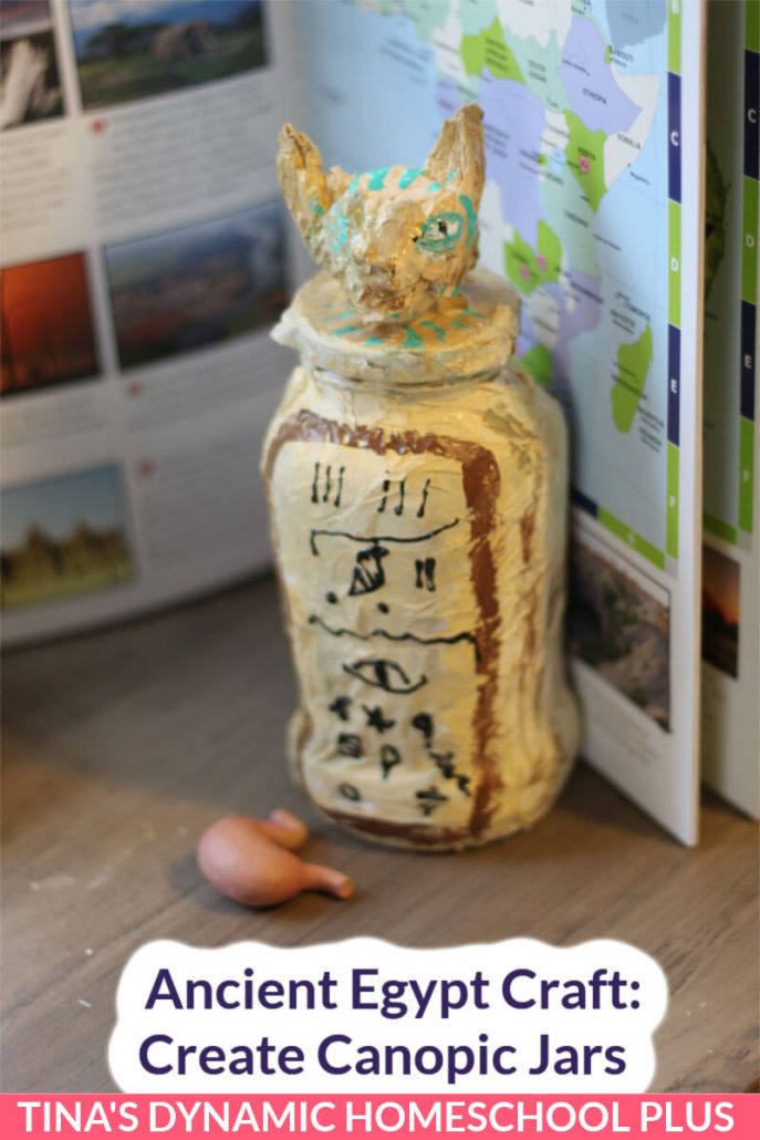 Fun and Easy Hands-On Ancient Egypt Craft: Create Canopic Jars
