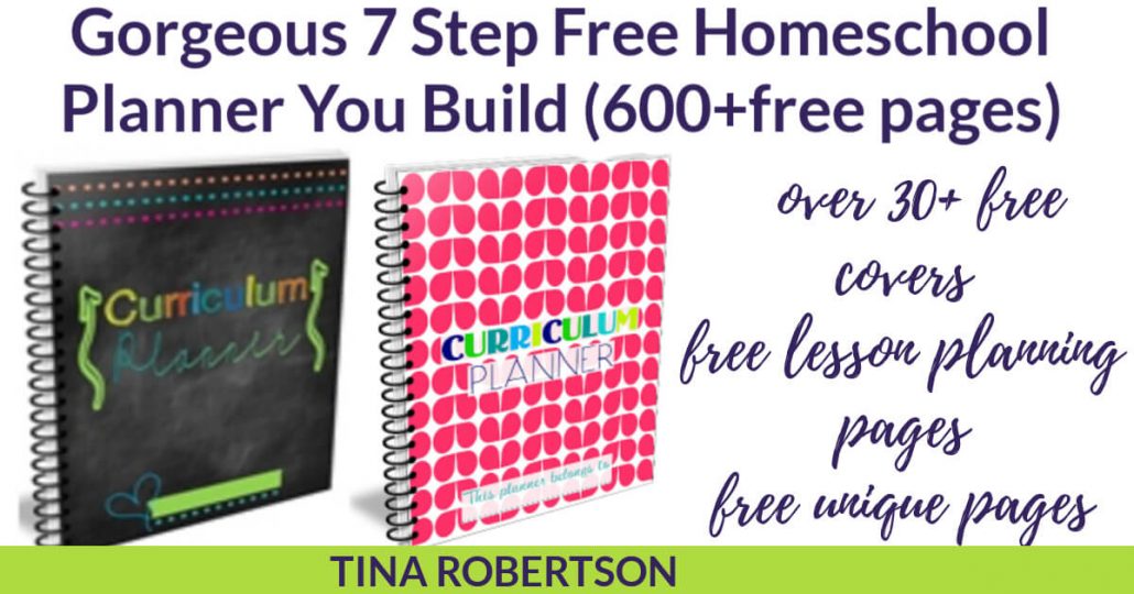 Gorgeous 7 Step Free Homeschool Planner You Build Yourself