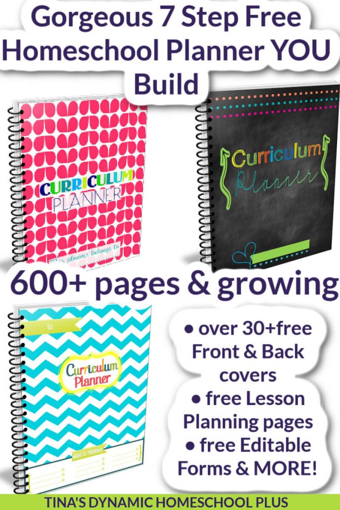 Gorgeous 7 Step Free Homeschool Planner You Build Yourself