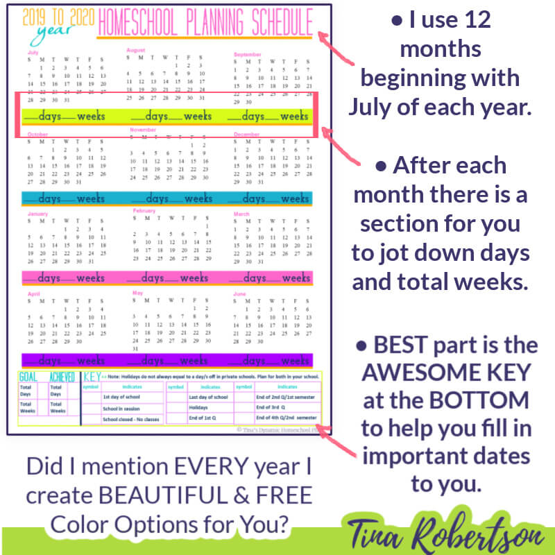 How a Homeschool Planning Calendar is Superior to a Regular Calendar