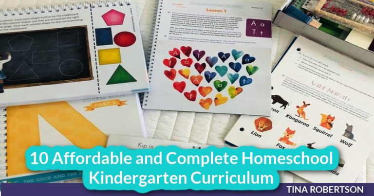 10 Affordable and Complete Homeschool Kindergarten Curriculum