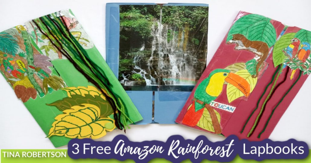 3 Free and Amazing Amazon Rainforest Lapbooks for Kids