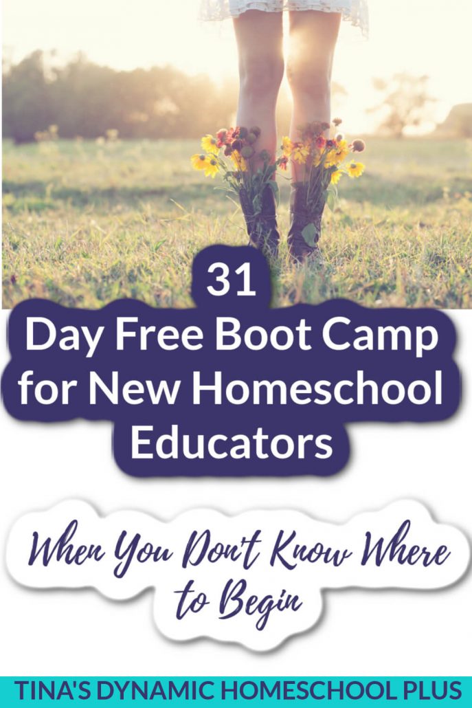 31 Day Free Boot Camp for New Homeschool Educators