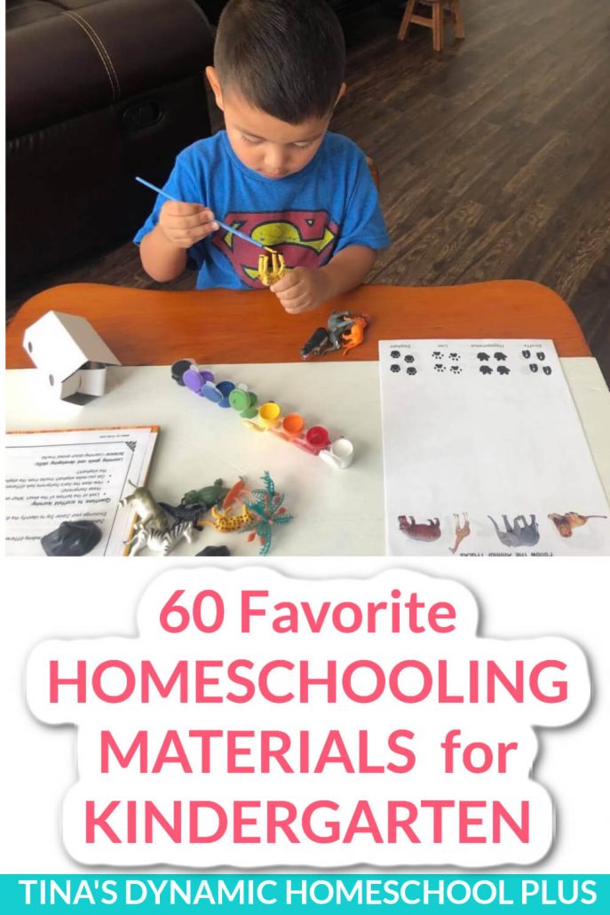 60 Favorite Top Homeschooling Materials for Kindergarten