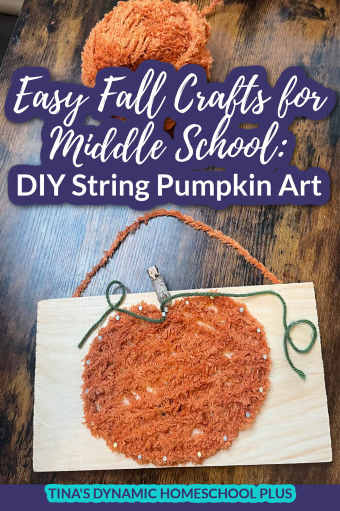 easy-fall-crafts-for-middle-school-diy-string-pumpkin-art