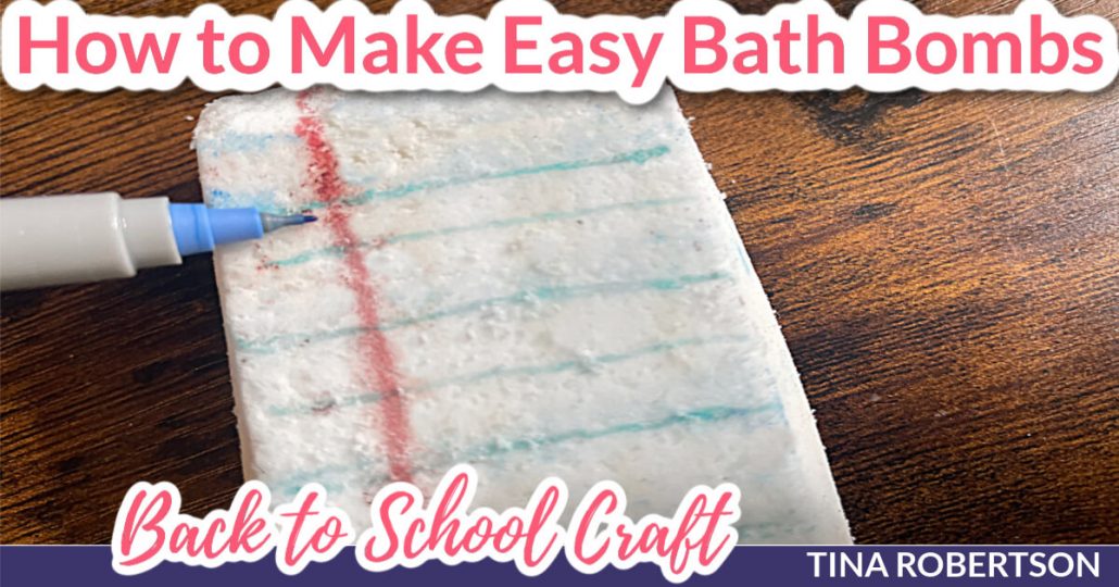 How to Make Easy Bath Bombs Back to School Craft