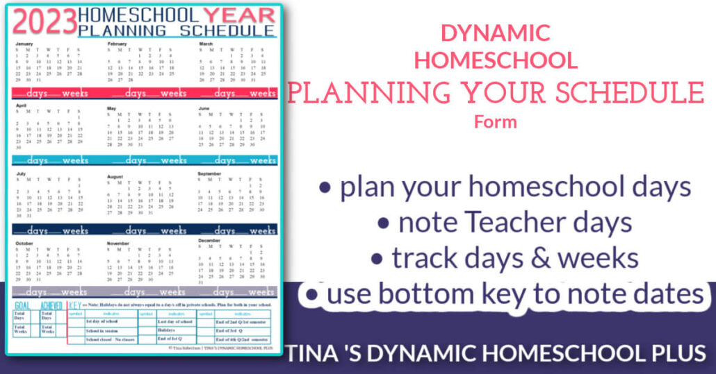 2023 Homeschool Planning Schedule Beautiful Form By Tina Robertson  1030x539 
