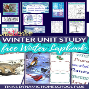 Winter Season Unit Study Free Lapbook & Hands-On Ideas