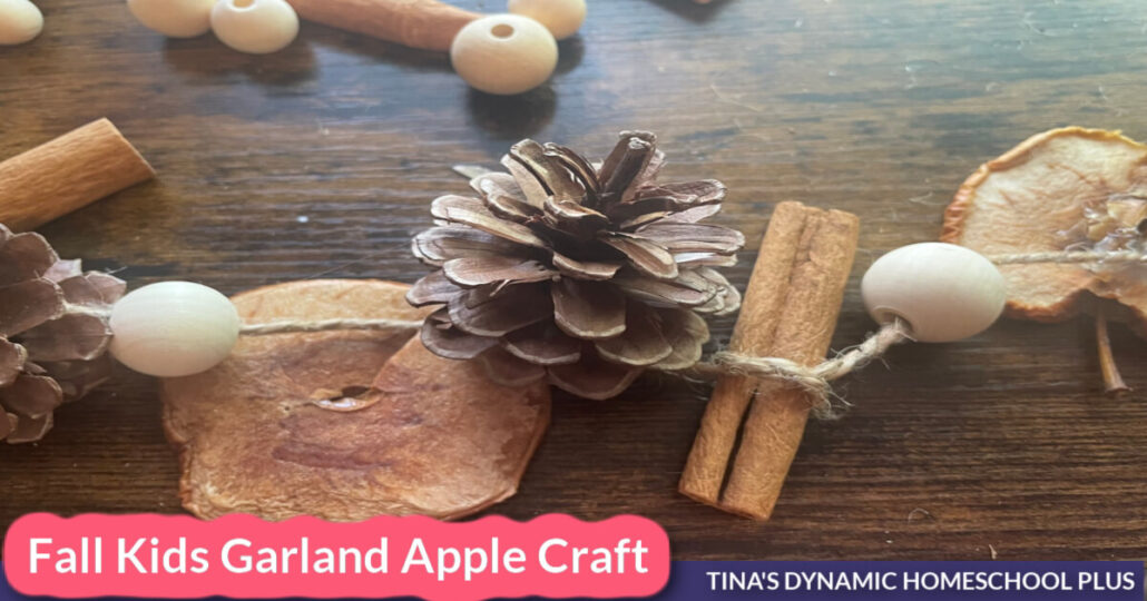 Apples Unit How to Make a Fall Kids Garland Apple Craft